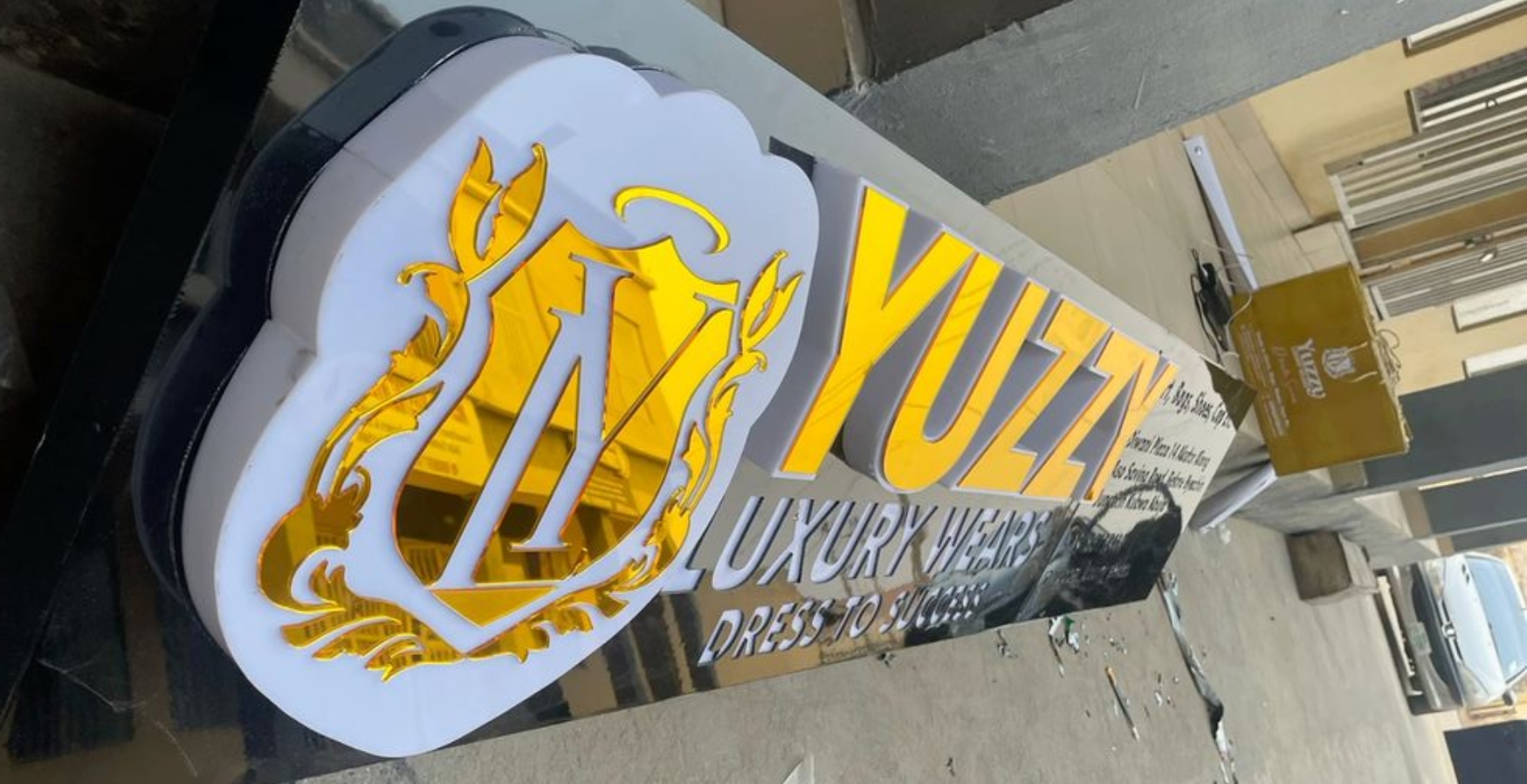 Durable ACP sign boards offer weather-resistant outdoor branding with modern appearance, strong structure, and long-lasting performance.