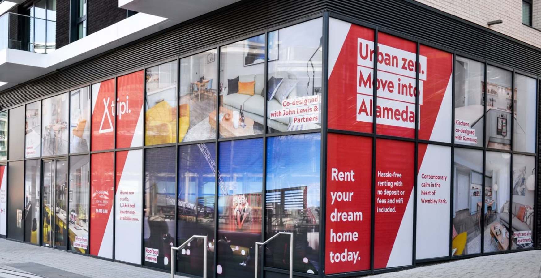 Make your storefront attract customers with custom window graphics and promotional branding.