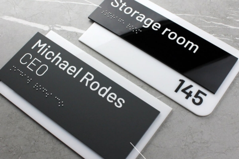 Metal Acrylic Double Plates