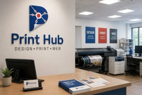 Help visitors navigate your office with clear department and room identification.